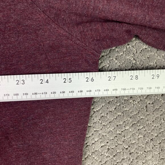 Faherty Stretch Knit Shirt Men's XXL Burgundy Melange Button Up Down MKF2017 - Picture 7 of 10